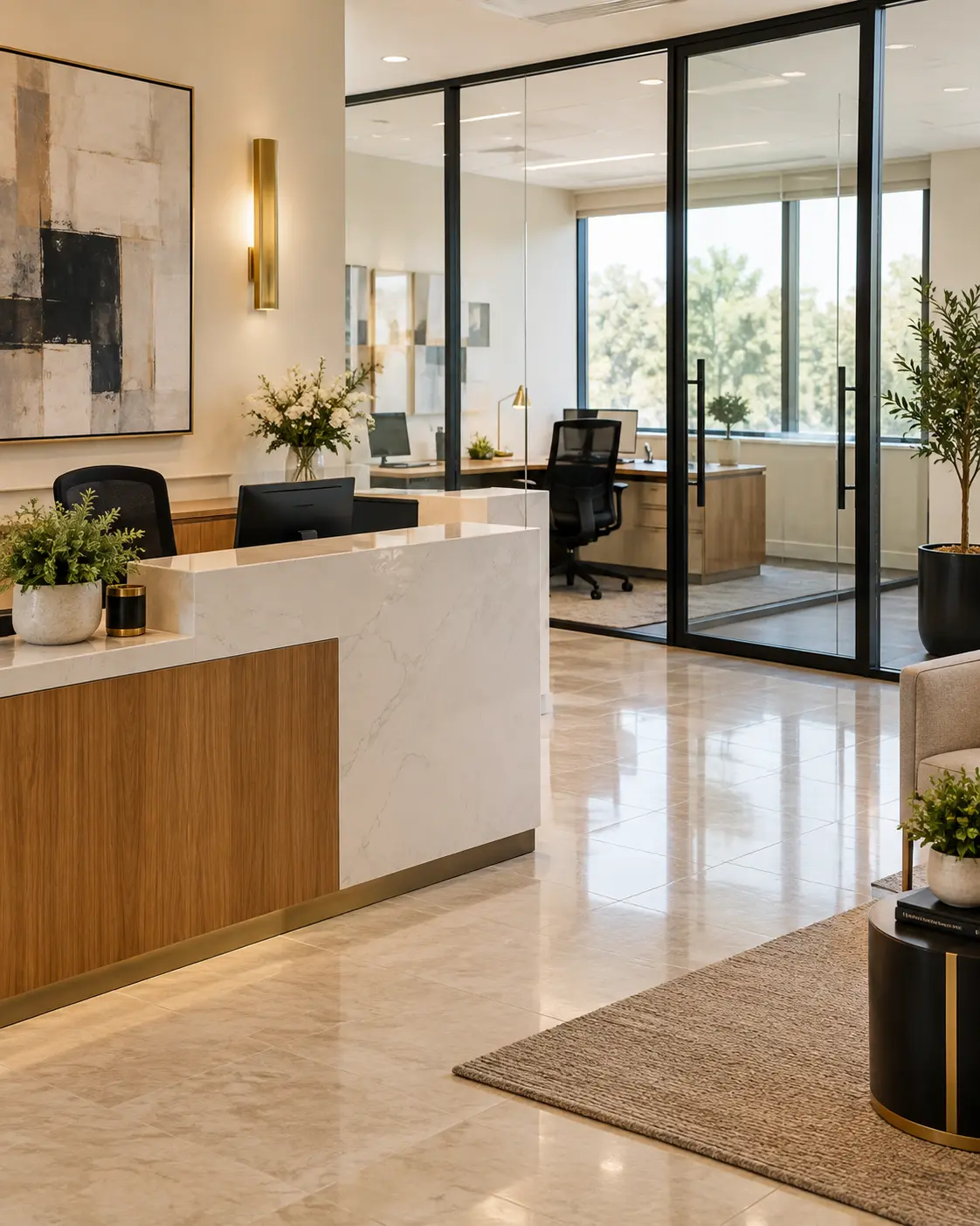 Commercial Cleaning setting